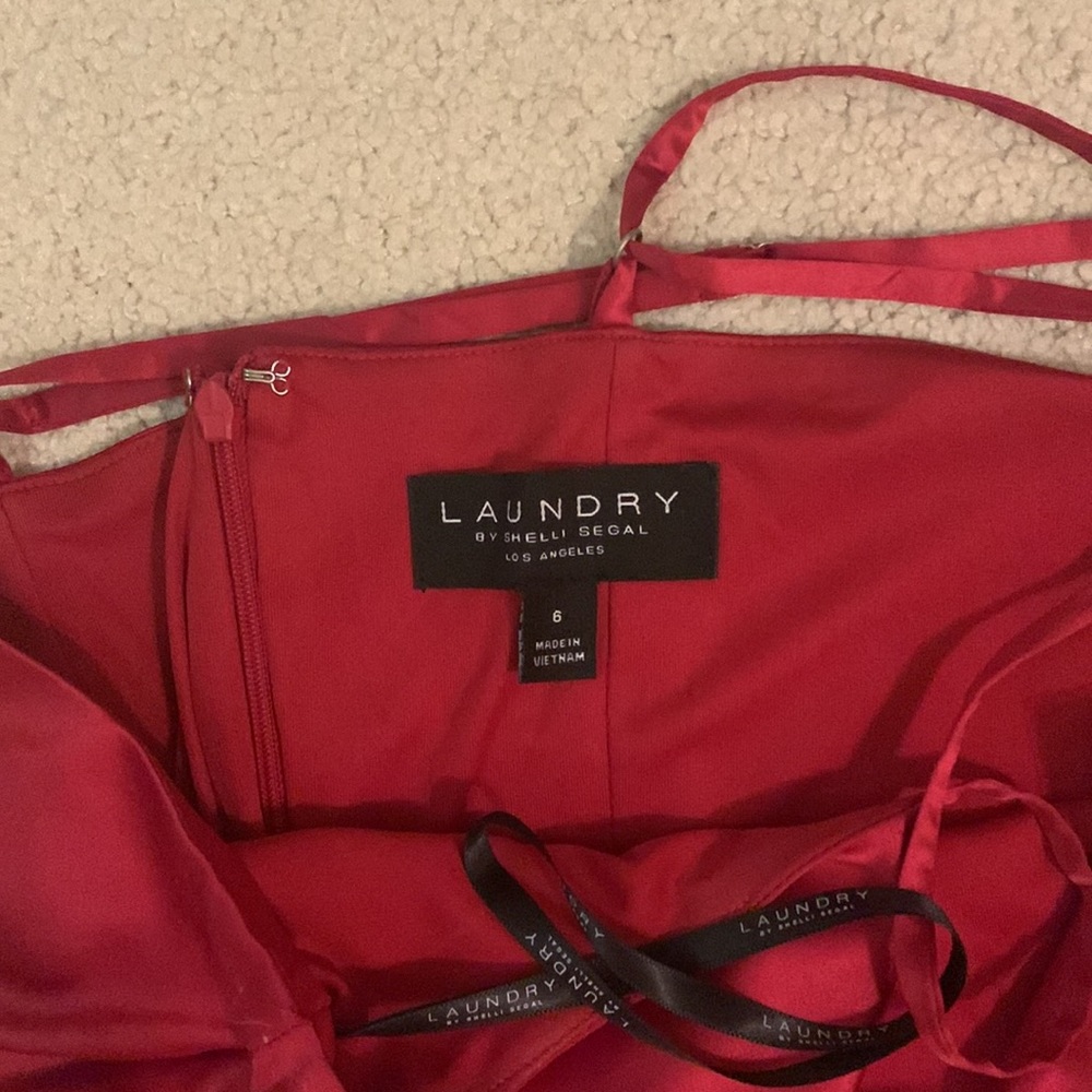 Laundry red pleated dress - Picture 5 of 5